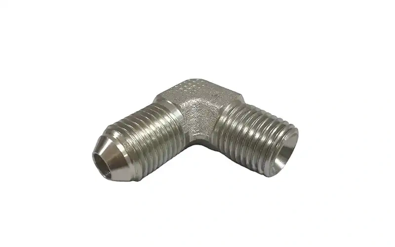 Adaptador métrico NPT con codo de 90° 1QN9