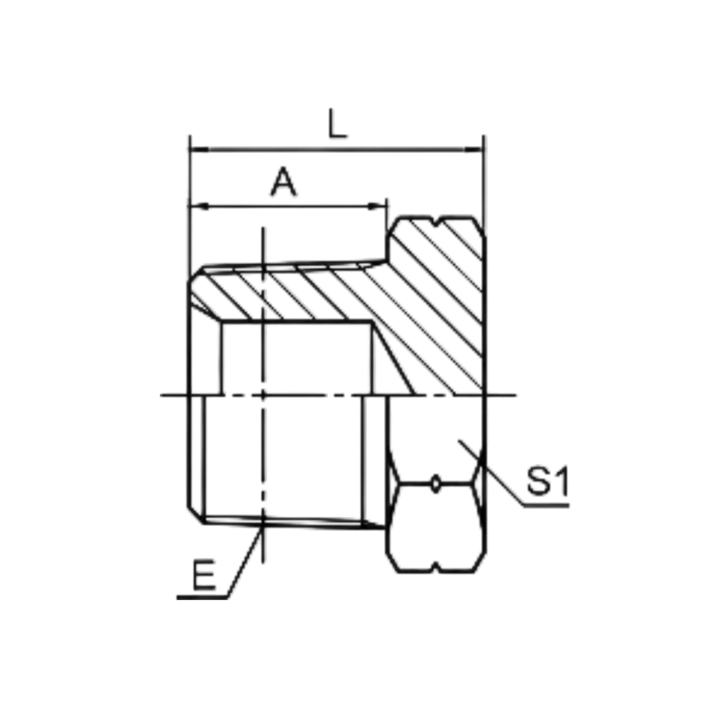 4T-SP TAPÓN MACHO BSPT