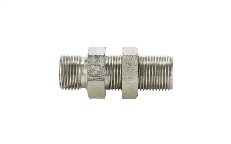 Racor hidráulico pasamuros 6B BSP