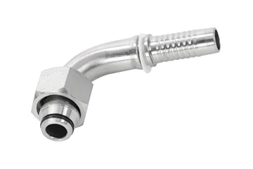 90° métrica hembra cono de 24° con junta tórica L.T/H.T