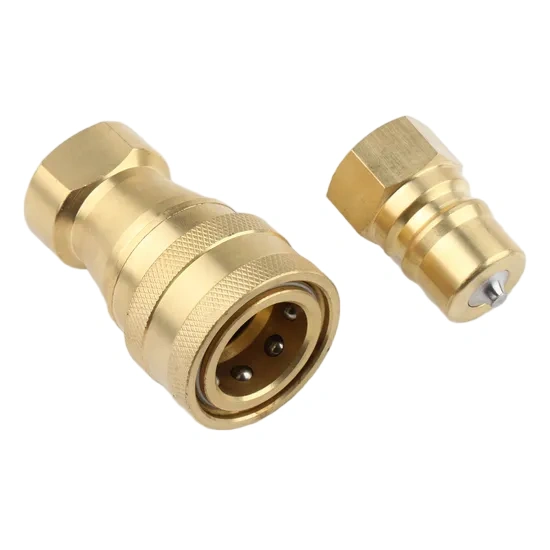 Acoplamientos rápidos hidráulicos de la serie ISO 7241 B (latón) Serie Kzd