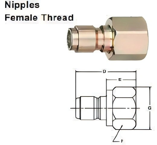Acoplamientos rectos con rosca hembra en el niple INTERCAMBIO INDUSTRIAL