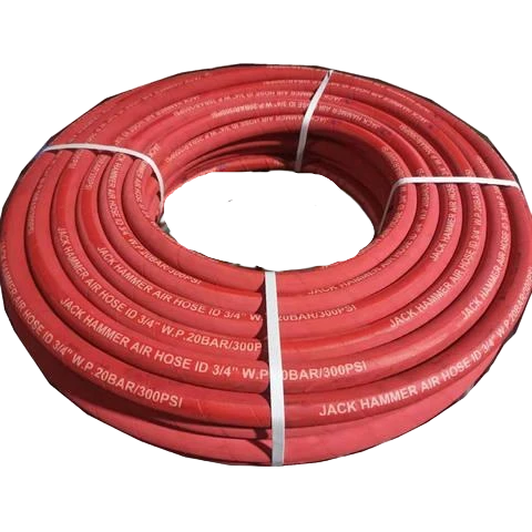 Manguera de caucho multiuso roja de 300 PSI